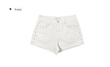 Bustle Rivet Studded Short Pants