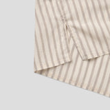Fruity Pocket Stripe Roll-up Short Sleeve Shirt
