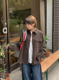 Tohit Pocket Over Long Sleeve Shirt