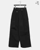 Mudin Two Way Wide Back Banding Cargo Pants