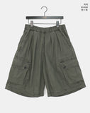 [MADE] Kinch Pigment Washing Cargo Shorts Bermuda Pants