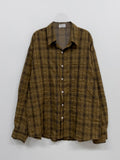 Wrinkle Check Overfit Shirt