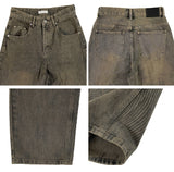 Kit Washing Wide Denim Pants