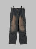 Fake Cargo Denim Pants