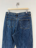 Crack Washed Denim