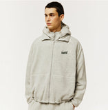 Wave logo fleece zip-up