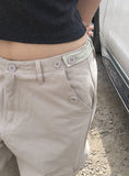 Haeran Two-Buckle Big Cargo Pocket Wide Pants