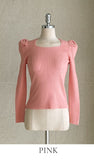 Willet Square Puff Knit