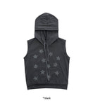 ★STAR POCKET HOOD VEST