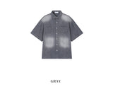 Summer ice cooling denim shirt