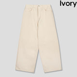Evan Twill Cotton Wide Pants