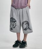 DHM MUIL Washed Denim Bermuda Shorts