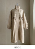 Romeni Trench Field Jacket Long Jumper