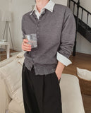 Flat Damage Knit Cardigan