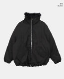 Leyou High Neck Two-Way Fur Padding Jumper