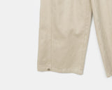 Holer strap banding two-way wide cotton long pants