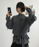 (2-WAY) STRAP LOOSE KNIT