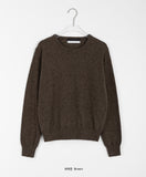 Meldig cashmere color round knit