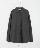 [unisex] Ningpo Color Plain Over Shirt