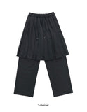 RUSTLE PLEATS SK/WIDE PT