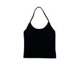 Yuan Halter Sleeveless Layered T-Shirt Set