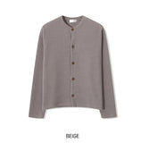 [1+1] Mobis round knit cardigan