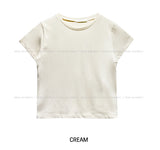[U-BASIC] Our Cap Sleeve Crop Short Sleeve