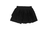 Lying Lace Tiered Banding Mini Skirt