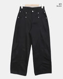 Dawson Cut-out Point Wide Cotton Pants