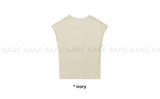 CASHMERE CAP SLEEVE KNIT