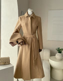 Riffel Cape Flare Long Coat