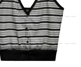 Multi strip knit halter sleeveless