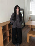 Kazin Corduroy Adjust Snap Brushed Wide Pants
