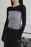 Ribbed tube top