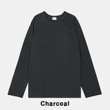 Bor Pigment Snap Long Sleeve