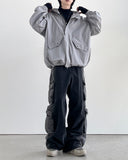 Theon Reverse Black Cargo Denim