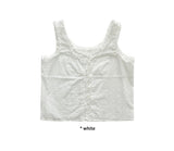 PUNCHING LACE SLEEVELESS BL