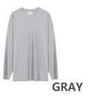 USA Cotton Slit Long Sleeve Tee