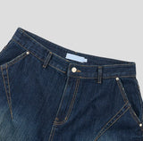 Cuffrey Dart Rollup Bermuda Denim Pants