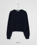 Kurendi Color Round Knit Cardigan