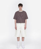 Georgette Cool Stripe Short Sleeve T-shirt