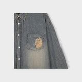 Smoke Siwa Denim Shirt