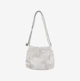 Pierce Chain Ribbon Mini Shoulder Bag