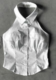 Bunny Collar Halter Top