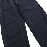 RAW CURVE STITCH DENIM
