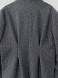 Wool 20%) Petone pintuck long coat