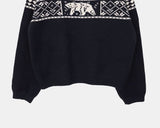 Irum Nordic One-Off Shoulder Loose Fit Long Sleeve Knit