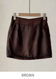 Sade Suede A-Line Mini Skirt
