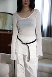 Cable Western Buckle Belt