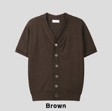 Cooling Summer V-neck Half Cardigan